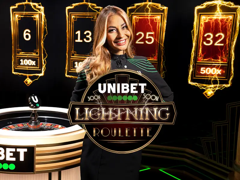 Imagem do jogo Unibet Lightning Roulette